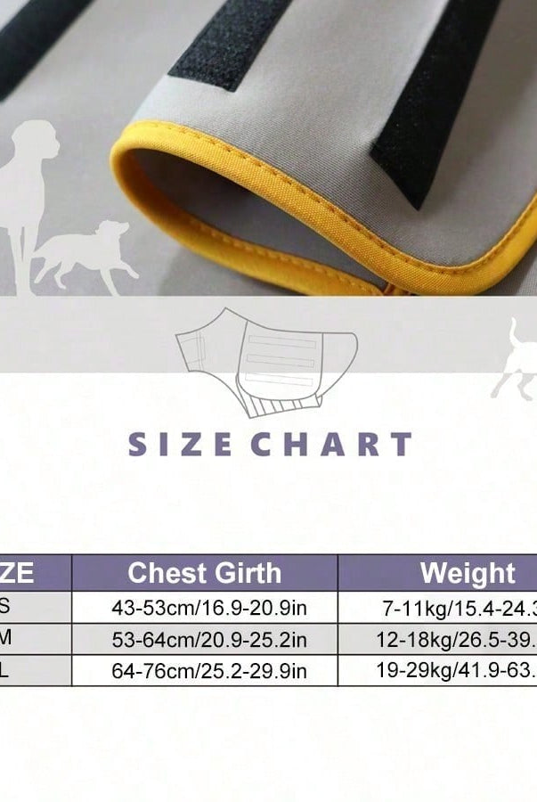 Dog Anxiety Vest - Calming Wrap Coat For Stress Relief - Thunder &