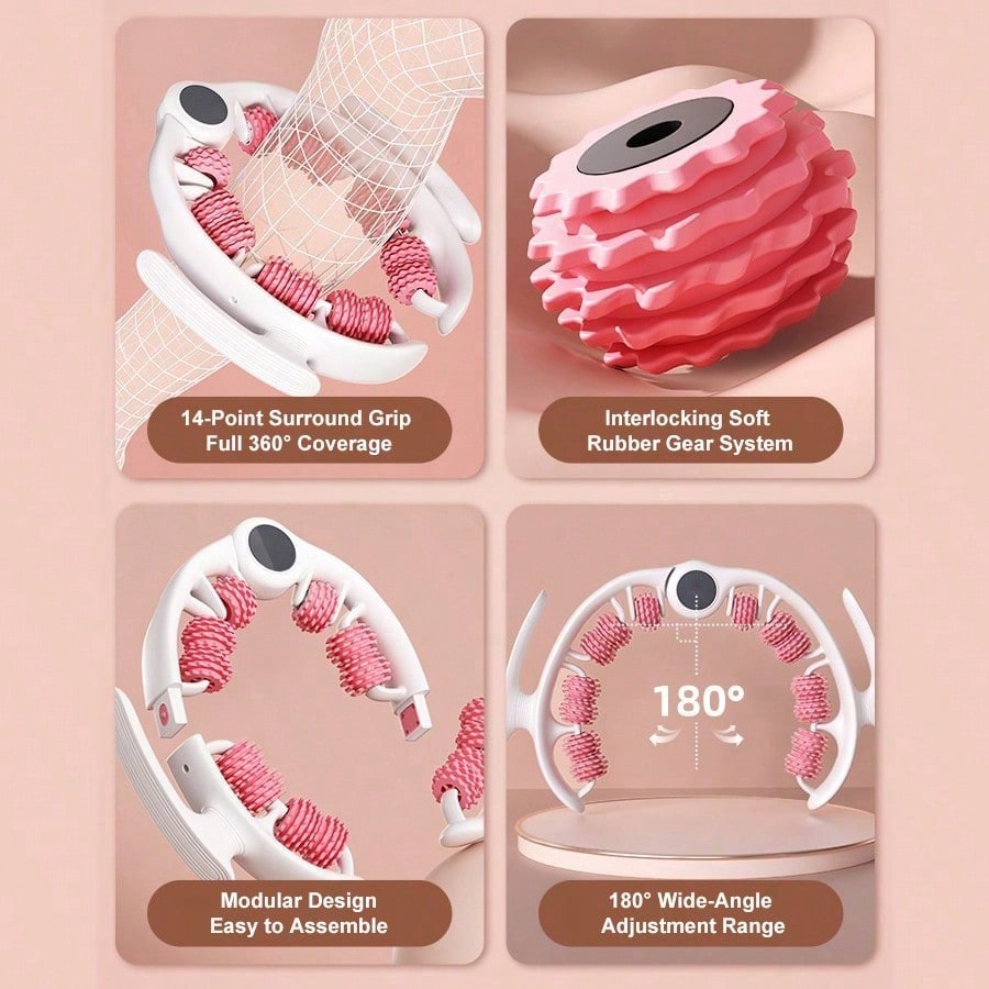 Anti Cellulite Roller Lymphatic Drainage Massager Fascia Blaster For Contoured Smoother Skin Tool For Sore Arms, Legs, Stomach Buttocks By M3 Multicolor The Perfect Gift for Mom and Your Girlfriend — A Mother's Day Gift - view 2 of 8