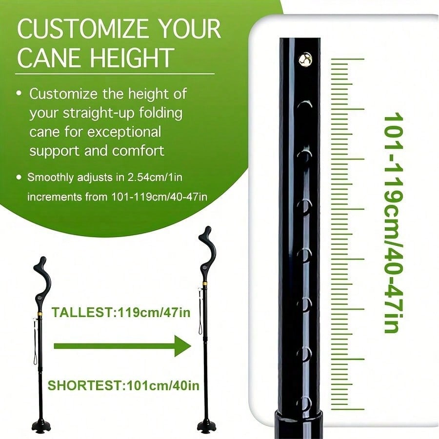 Unisex Trekking Poles - Heavy Duty Aluminum Trekking Poles, Ergonomic Handle, Rubber Anti-Slip Ends, Stylish And Adjustable - view 4 of 9