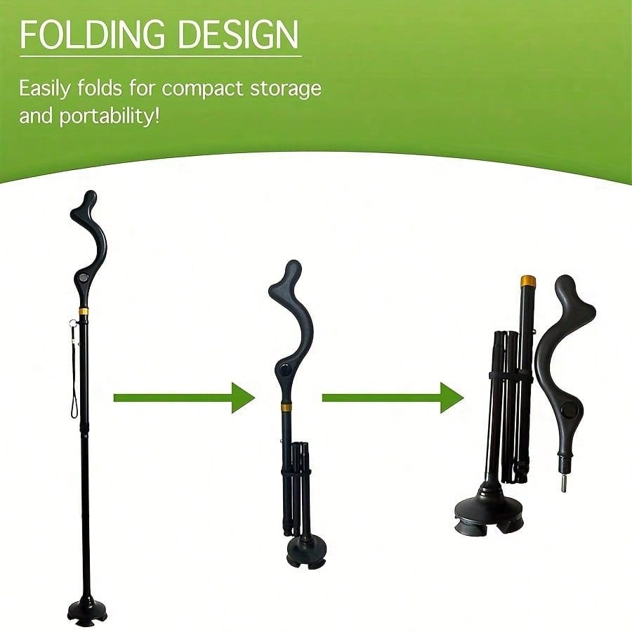 Unisex Trekking Poles - Heavy Duty Aluminum Trekking Poles, Ergonomic Handle, Rubber Anti-Slip Ends, Stylish And Adjustable - view 5 of 9