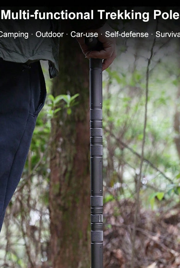 Adjustable Telescopic Hiking Trekking Pole Durable Aluminum Alloy - detail view