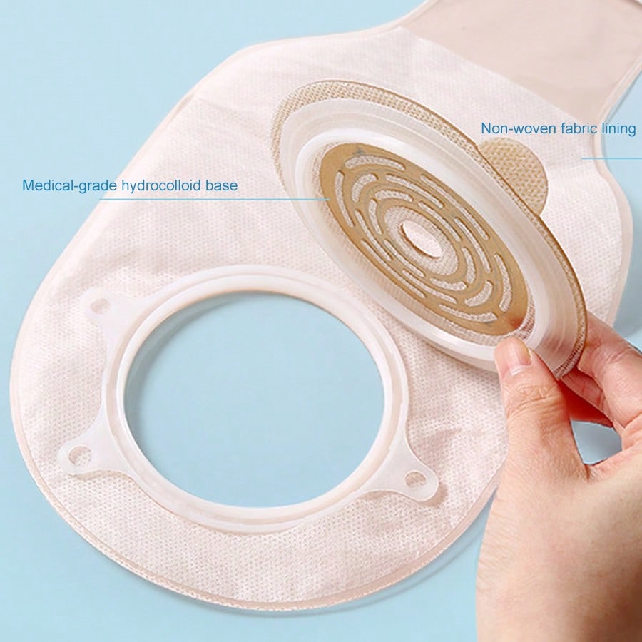 One-piece ostomy bag, ostomy supplies, ostomy cover for convenient care - view 4 of 10