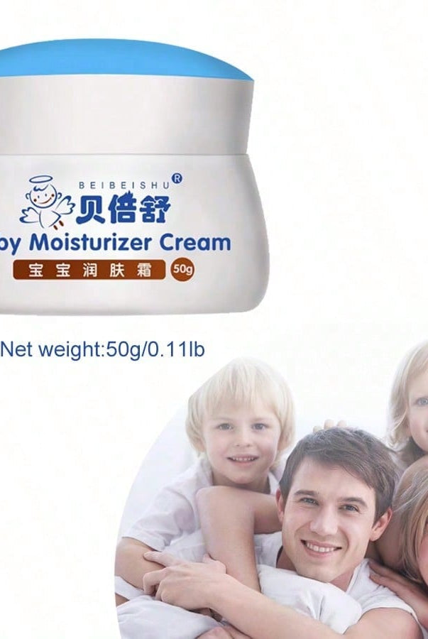 Newborn Face Cream: Hydrating & Moisturizing Skin Care Cream - Gentle - side view