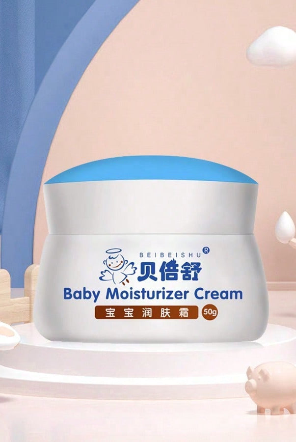 Newborn Face Cream: Hydrating & Moisturizing Skin Care Cream - Gentle - back view