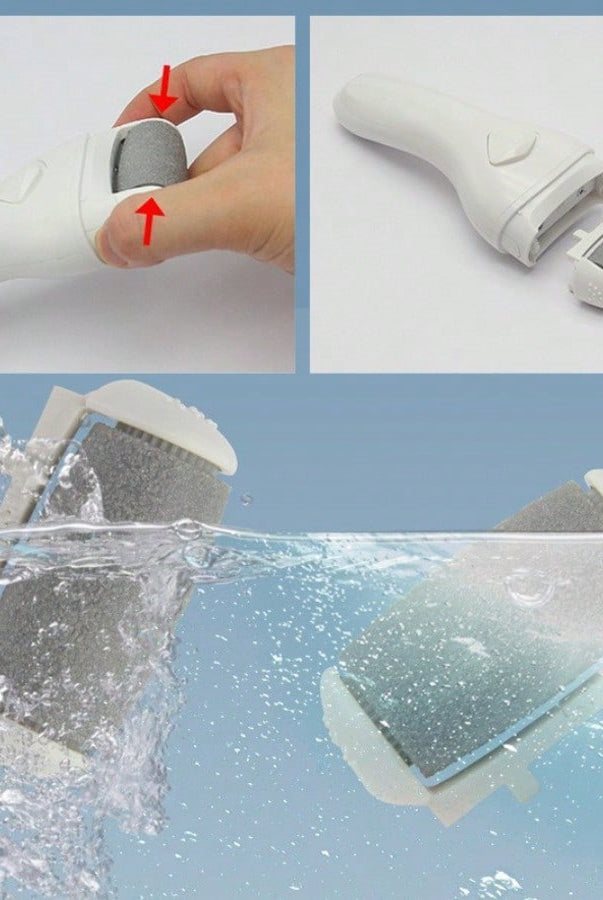 Rechargeable Electric Pedicure Exfoliating Pedicure Callus Remover - angle view