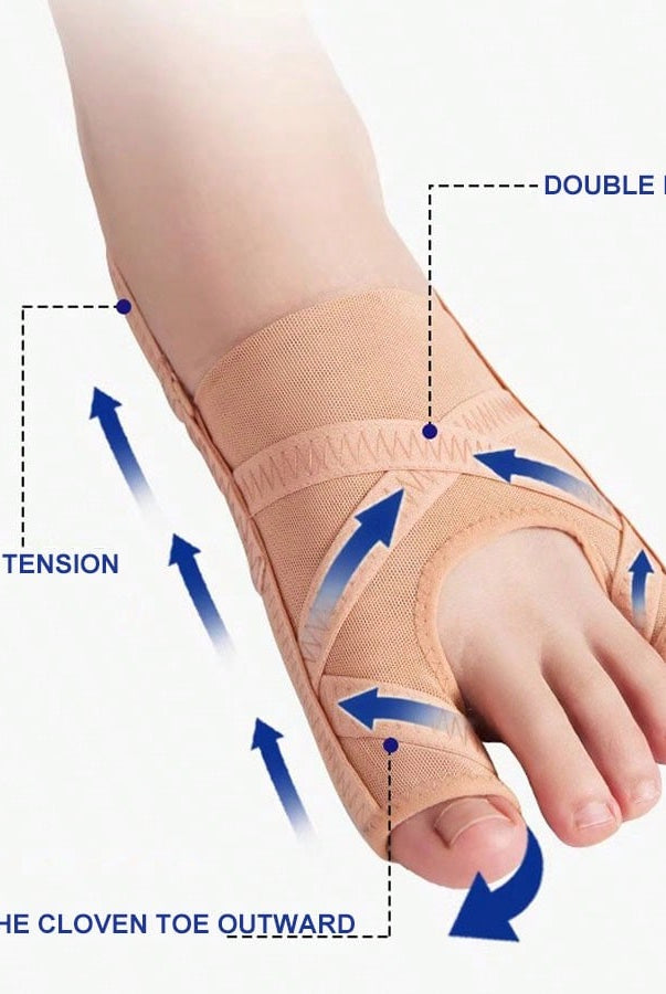 1 Pc Bunion Corrector - Adjustable Big Toe And Tail Toe Separator - lifestyle shot
