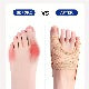 Bunion corrector washing and care instructions label close-up