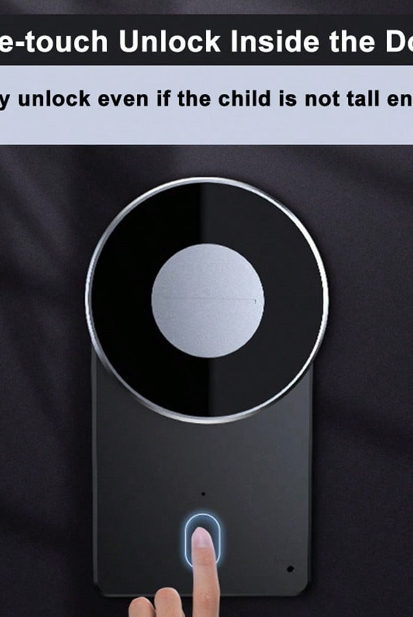 3 Minutes Install Smart Door Lock | Keyless Entry Fingerprint Door - detail view