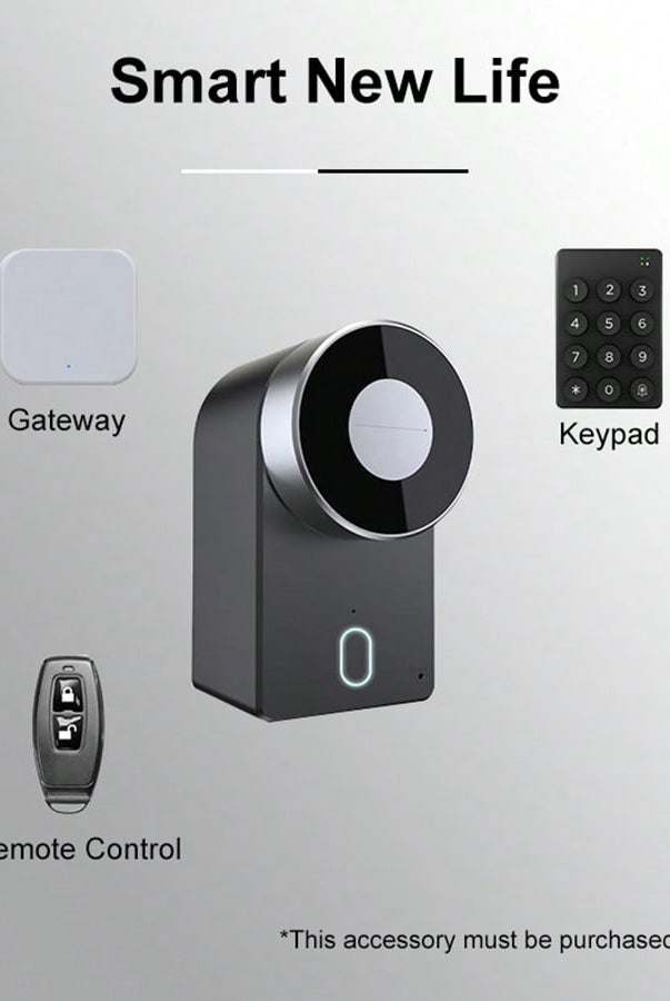 3 Minutes Install Smart Door Lock | Keyless Entry Fingerprint Door - close-up
