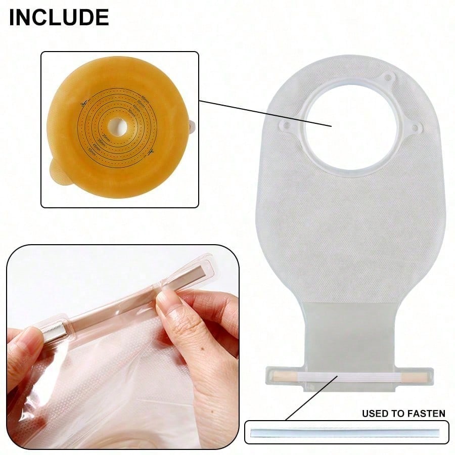 One-piece ostomy bag, ostomy supplies, ostomy cover for convenient care - view 5 of 10