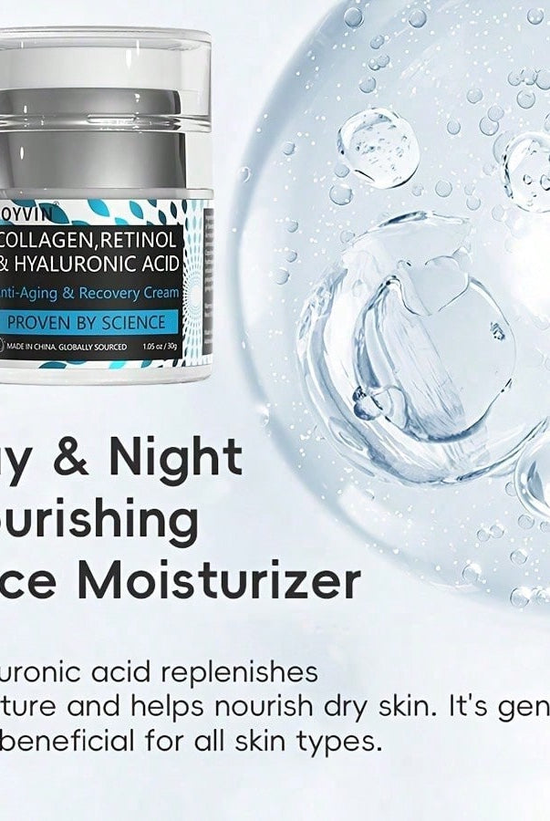 JOYVIN Collagen Retinol Hyaluronic Acid Anti-Aging Face Cream - 24H - alternate angle