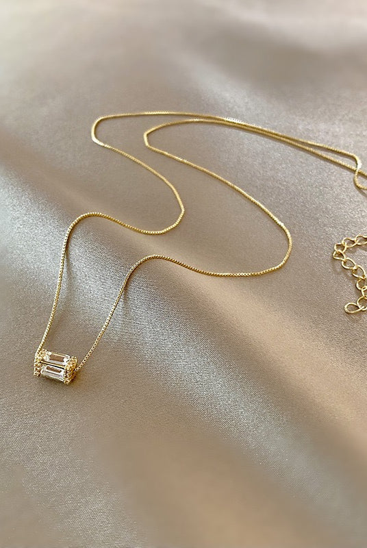 Gold Choker Birthstone Necklace | Solitaire Necklace | Velany Store