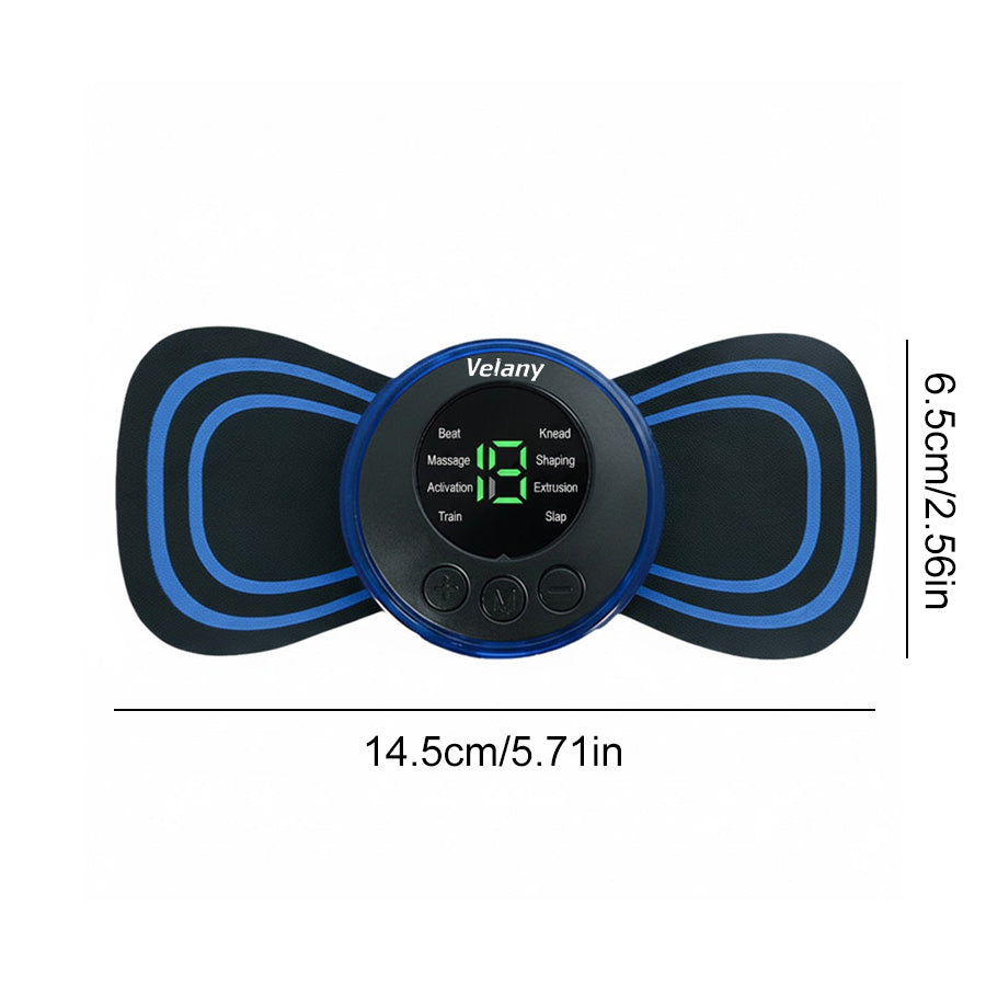 Velany Portable EMS Mini Massager – Wireless Neck & Back Pain Relief Patch with Remote Control - view 5 of 5