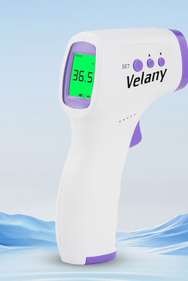 VELANY 1st-Gen Chip Infrared Forehead Thermometer for Adults - close-up