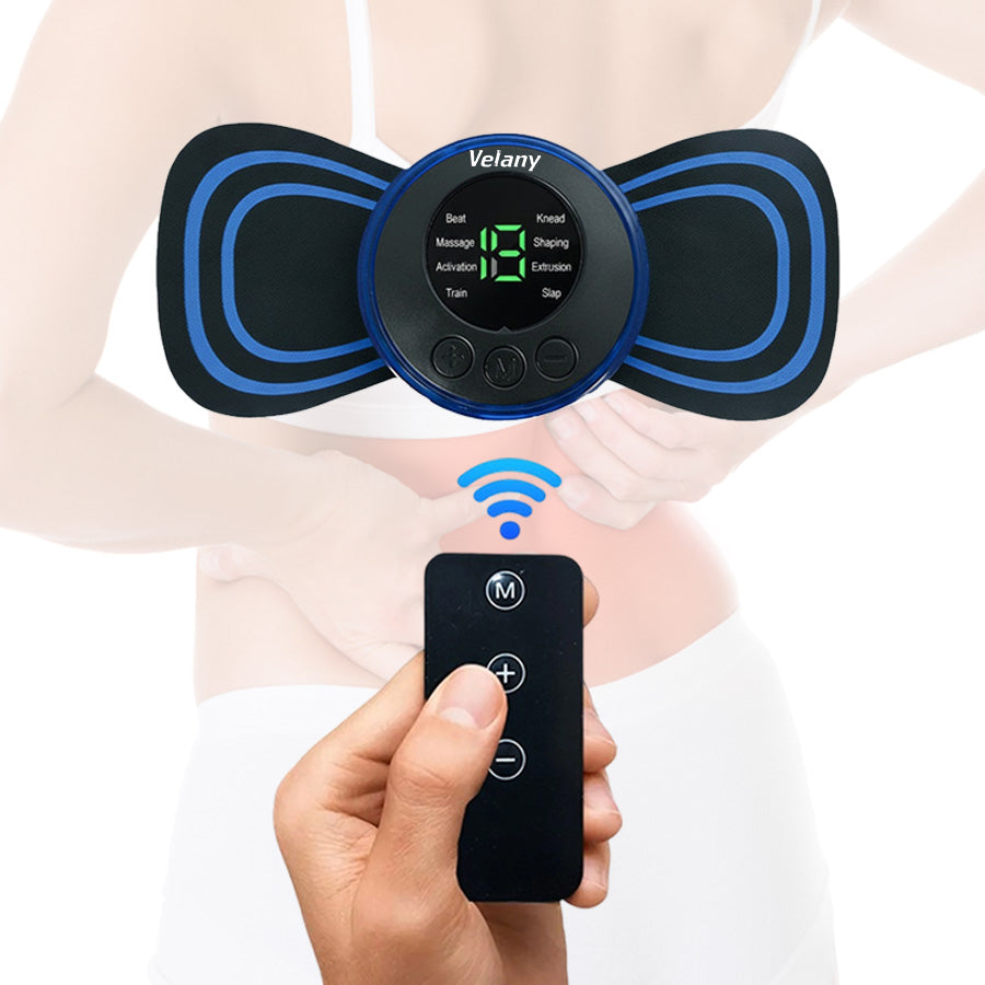 Velany Portable EMS Mini Massager – Wireless Neck & Back Pain Relief Patch with Remote Control - view 4 of 5