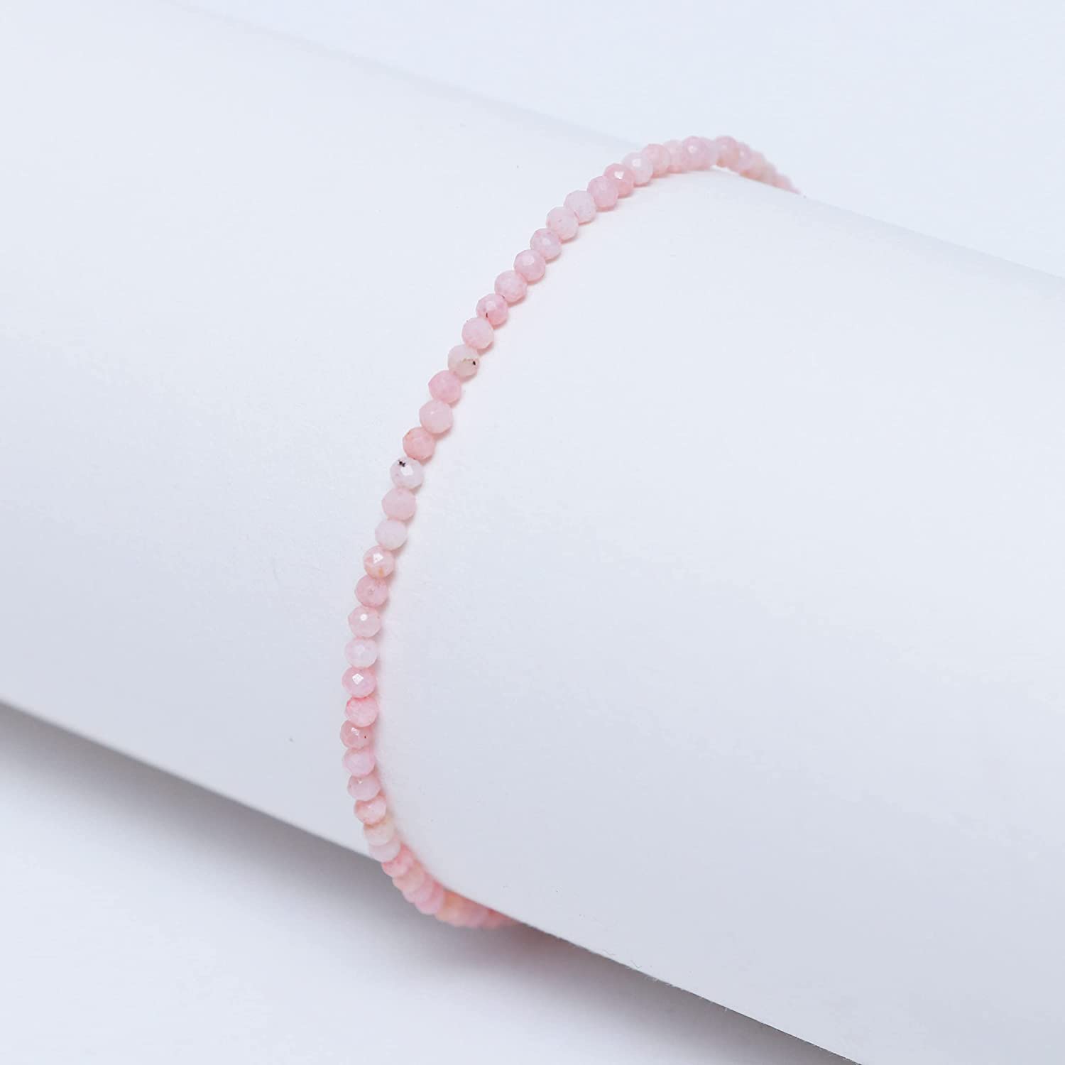 Strawberry Quartz Bracelet | Strawberry Beeded Bracelet | Velany Store