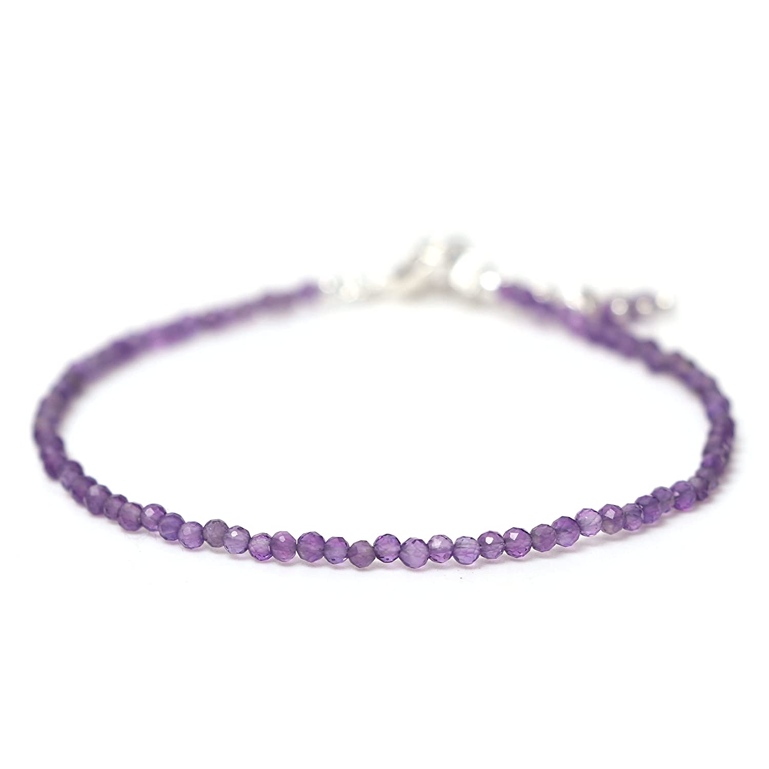 Women's Beaded Bracelets | Women's Amethyst Bracelet | Velany Store