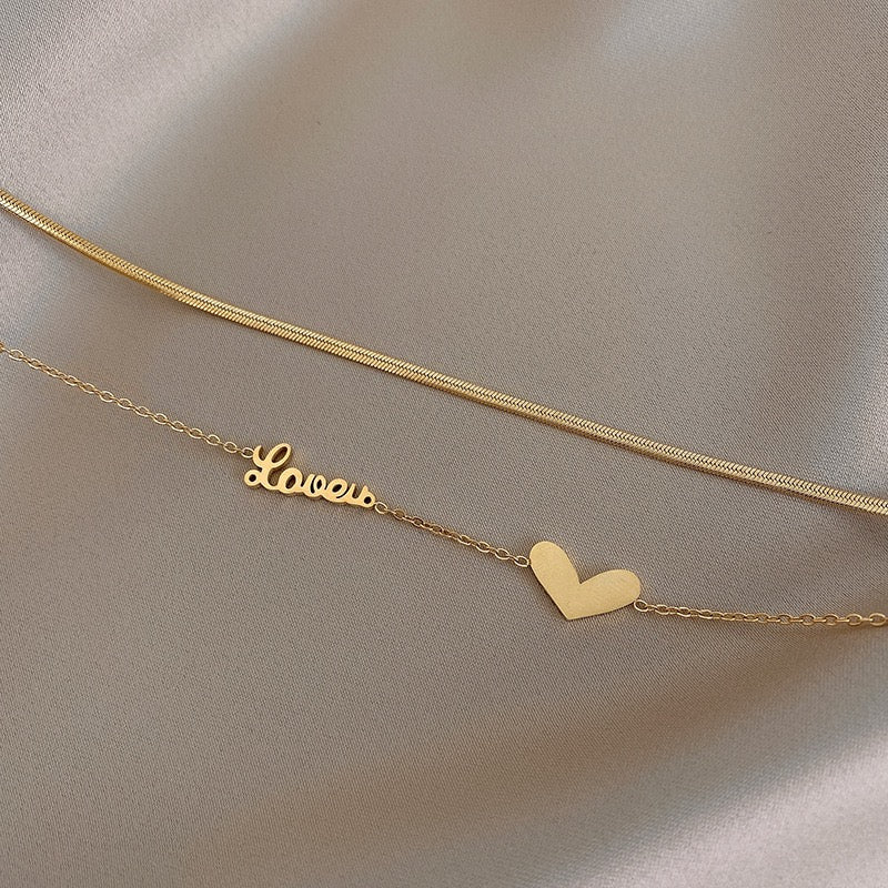 Heart-Shaped Necklace | Gold Heart Necklace | Velany Store