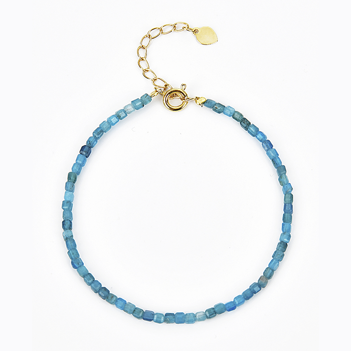 Neon Apatite Bracelet | Neon Beaded Bracelet | Velany Store