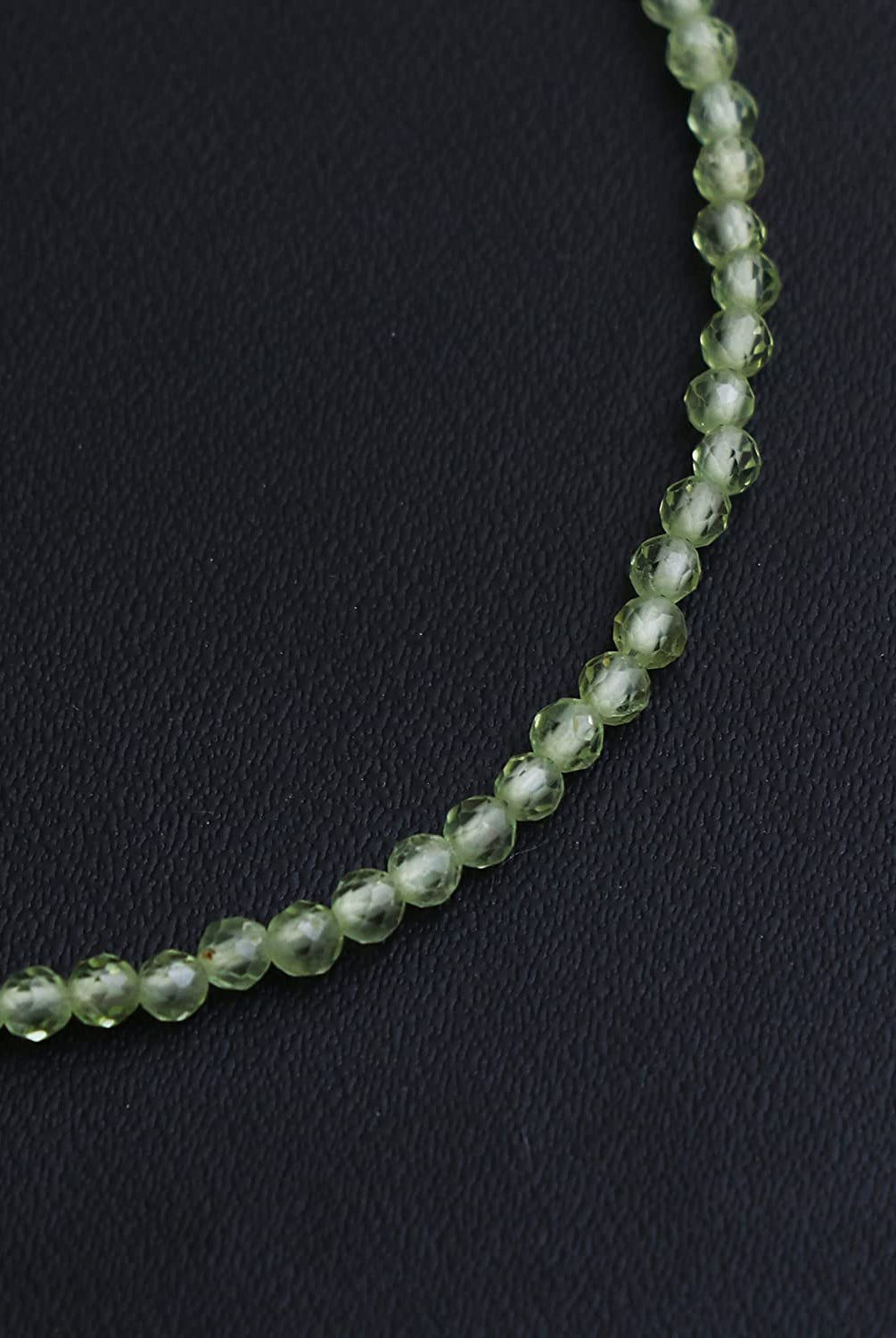 Peridot Bracelet - Handmade Beaded Bracelets Women's,Natural Stone - angle view