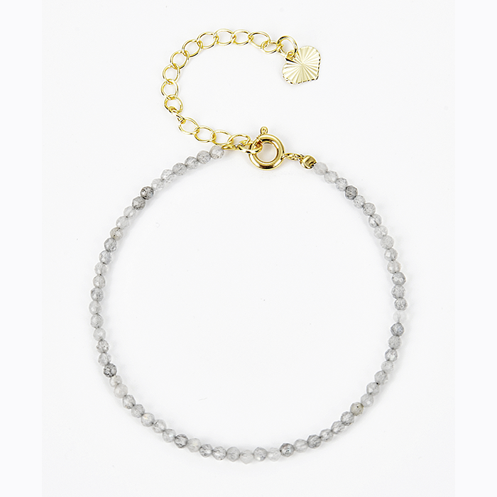 Women's Moonstone Bracelet | Grey Moonstone Bracelet | Velany Store