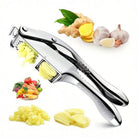 Garlic Press and Slicer 2 in 1, Rust Proof & Dishwasher Safe Professional Garlic Mincer Tool, Effortlessly Crush and Mince Garlic with this Ergonomic Handle-Garlic Slicer & Brush ANCQMI(Silver) - view 7 of 7
