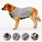 Dog Anxiety Vest, Calming Wrap Coat For Stress Relief - Thunder & Fireworks Soothing Jacket, Comfort Compression Swaddle For Medium/Large Dogs, Heather Gray - view 7 of 7