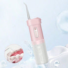 Cordless Water Flosser - Teeth Cleaner -3 Modes Teeth Cleaner With 4 Jets-Rechargeable Dental Pick-Oral Irrigator For Travel -Braces Flosser (Pink)The Perfect Gift for Mom and Your Girlfriend — A Mother's Day Gift - view 1 of 8