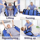 Extra Comfort Positioning Bed Pad 47"x40" - Washable Waterproof Medical Bed Pad with Reinforced Handles for Elderly Care & Safe Patient Transfers - Lightweight Durable Fabric for Home Healthcare, Bed Accessories, Patient Transfer Cushion, Easycarry - view 2 of 8