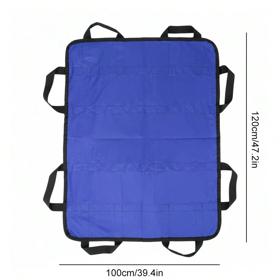 Extra Comfort Positioning Bed Pad 47"x40" - Washable Waterproof Medical Bed Pad with Reinforced Handles for Elderly Care & Safe Patient Transfers - Lightweight Durable Fabric for Home Healthcare, Bed Accessories, Patient Transfer Cushion, Easycarry - view 6 of 8