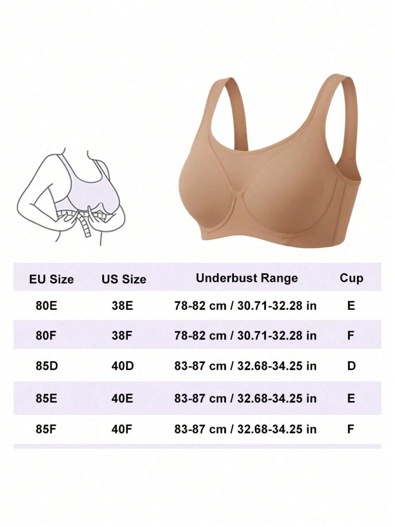 Women's Seamless, Wire-free, Lift Bra—Deep Khaki; as soft and comfortable as "jelly." Deep V Invisible T-Shirt Bra—Smooth to the touch, breathable, and refreshing—the perfect choice for everyday wear. - view 7 of 10