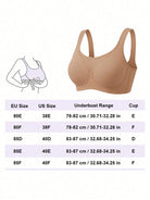 Women's Seamless, Wire-free, Lift Bra—Deep Khaki; as soft and comfortable as "jelly." Deep V Invisible T-Shirt Bra—Smooth to the touch, breathable, and refreshing—the perfect choice for everyday wear. - view 7 of 10