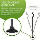 Unisex Trekking Poles - Heavy Duty Aluminum Trekking Poles, Ergonomic Handle, Rubber Anti-Slip Ends, Stylish And Adjustable - view 3 of 9