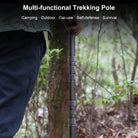 Adjustable Telescopic Hiking Trekking Pole Durable Aluminum Alloy Walking Stick For Outdoor Camping Climbing And Holiday Gift - view 2 of 7
