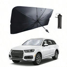 Lamicall Car Windshield Sunshade Umbrella - Foldable Car Windshield Sun Shade Cover, 5 Layers UV Block Coating, 52"x31" Front Window Heat Insulation Protection, for Auto Sedan, SUV Windshield - view 6 of 10