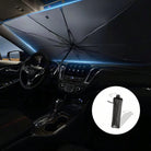 Lamicall Car Windshield Sunshade Umbrella - Foldable Car Windshield Sun Shade Cover, 5 Layers UV Block Coating, 52"x31" Front Window Heat Insulation Protection, for Auto Sedan, SUV Windshield - view 8 of 10