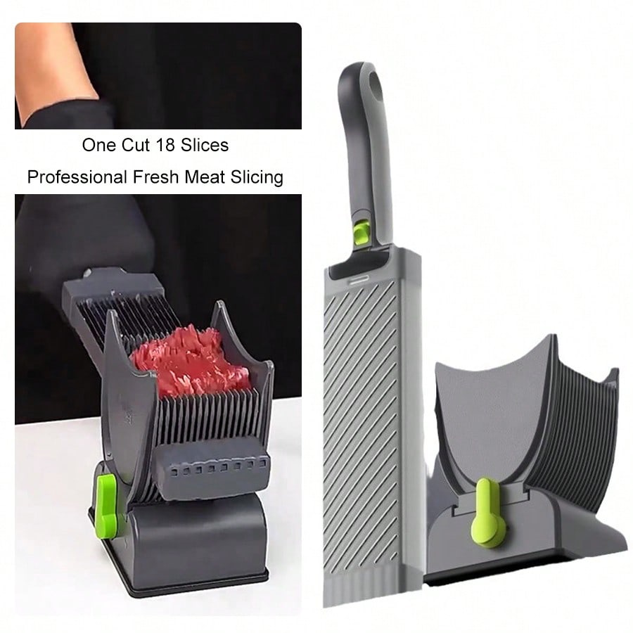 ONCE FOR ALL Fresh Meat Slicer Cleaver Kitchen Knife Set For Meat Slicing Shredding, Manual Jerky Cutter Food Slicer For Beef Pork Mutton For Home Cooking BBQ Hot Pot - view 4 of 13