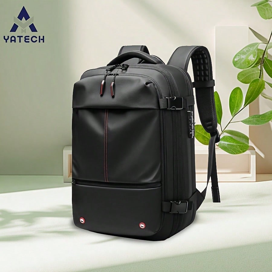 Hiking Backpack Travel Backpack Men's Business Multifunction Computer Bag Vacuum Compression Large-capacity Backpack No pump included, requires a household vacuum cleaner as a replacement - view 7 of 16