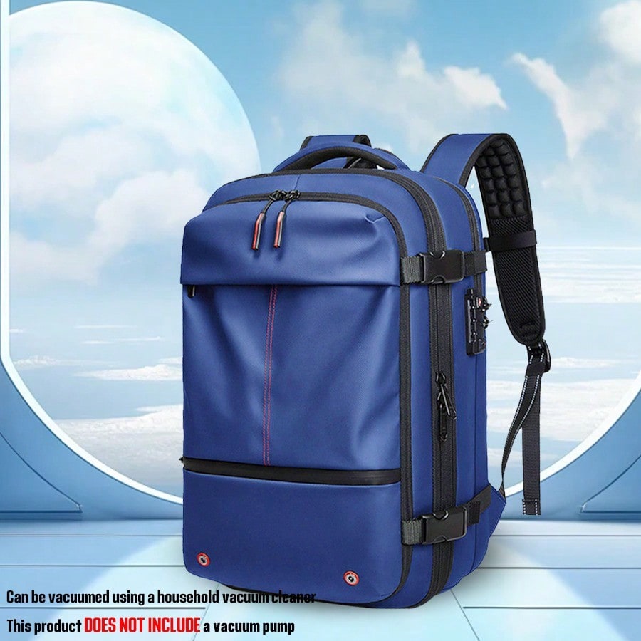 Hiking Backpack Travel Backpack Men's Business Multifunction Computer Bag Vacuum Compression Large-capacity Backpack No pump included, requires a household vacuum cleaner as a replacement - view 10 of 16