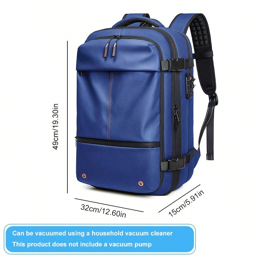 Hiking Backpack Travel Backpack Men's Business Multifunction Computer Bag Vacuum Compression Large-capacity Backpack No pump included, requires a household vacuum cleaner as a replacement - view 14 of 16