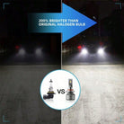 High-Brightness LED Headlights Car Headlights Replacement Lights Car Lights Refit Strong Light Assembly 100W+ Super Bright Lights Refit (LED Headlight) - view 2 of 7
