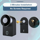 3 Minutes Install Smart Door Lock | Keyless Entry Fingerprint Door Lock with App Control - view 3 of 8