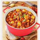 Ceramic Enamel Non-Stick Soup Pot: Perfect For Home Cooking, Milk Boiling, Dual-Handled Stew Pot, Ideal Gift For Soups, Compatible With Induction Cooktops And Gas Stoves - view 2 of 7