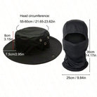 Boonie Hat With Face Mask Sun Protection Fishing Hat With Neck Cover Gift For Hikers - view 6 of 16