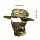 Boonie Hat With Face Mask Sun Protection Fishing Hat With Neck Cover Gift For Hikers - view 14 of 16