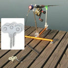 2pcs Stainless Steel Windproof Camping Deck Nails - 3-Eye Screw Ground Stakes with Threaded Design for Secure Tent & Shelter Rope Fixing, Heavy-Duty Outdoor Tent Accessories for Windy Conditions, Threeeye Screw Nails, Durable Construction - view 4 of 6