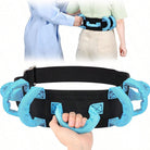 Gait Belt Transfer Belts with Handles for Lifting Seniors, Safety Gate Belt with Metal Buckle Nursing Safety Patient Assist for Elderly, Disabled, Physical Therapy, Caregivers（Blue） - view 2 of 6