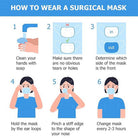 Velany Premium 3-Layer Disposable Face Masks | Comfortable All-Day Wear | Effective Filtration for Dust, Pollen & Droplets | Ideal for Daily Use & Travel - view 3 of 7