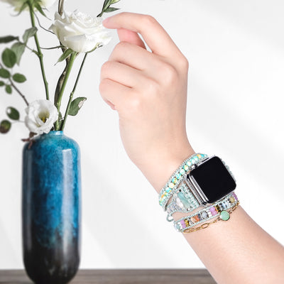 Round Crystal Watch Bands | Crystal Watch Bands | Velany Store