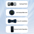 Velany Portable EMS Mini Massager – Wireless Neck & Back Pain Relief Patch with Remote Control - view 2 of 5